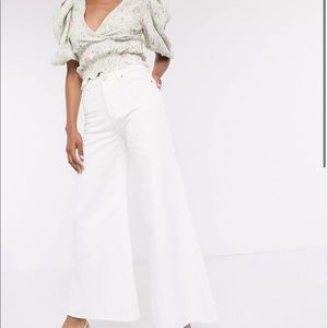 ASOS White Wide leg jeans